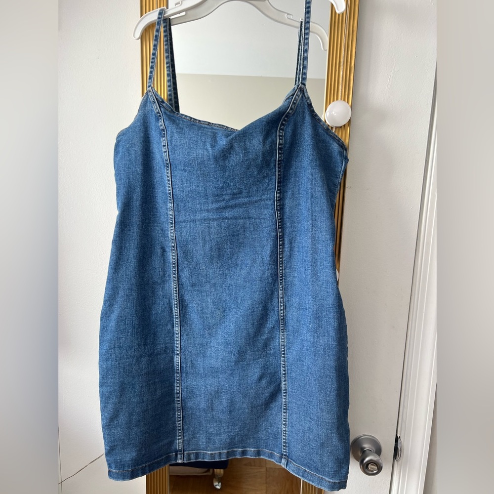 Womens Fitted Denim Dress